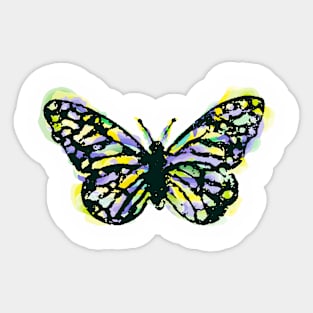 Butterfly - colorful abstract Sticker